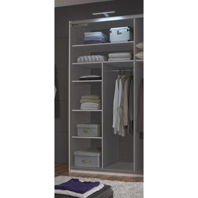 Inneneinteilung WIMEX "by fresh to go", grau (line grau), B:96,4cm H:163cm T:50cm, Spanplatte, Schrankinneneinteiler Image