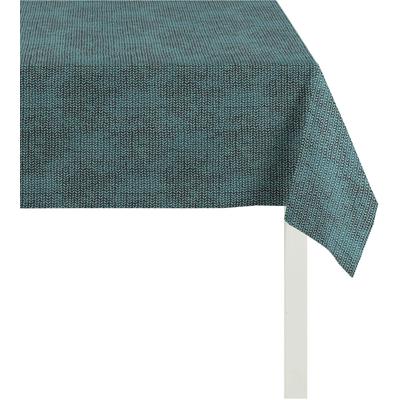 Mitteldecke APELT "2914 Loft Style", blau (petrol), B:85cm L:85cm, Polyester, Viskose, Tischdecken Image