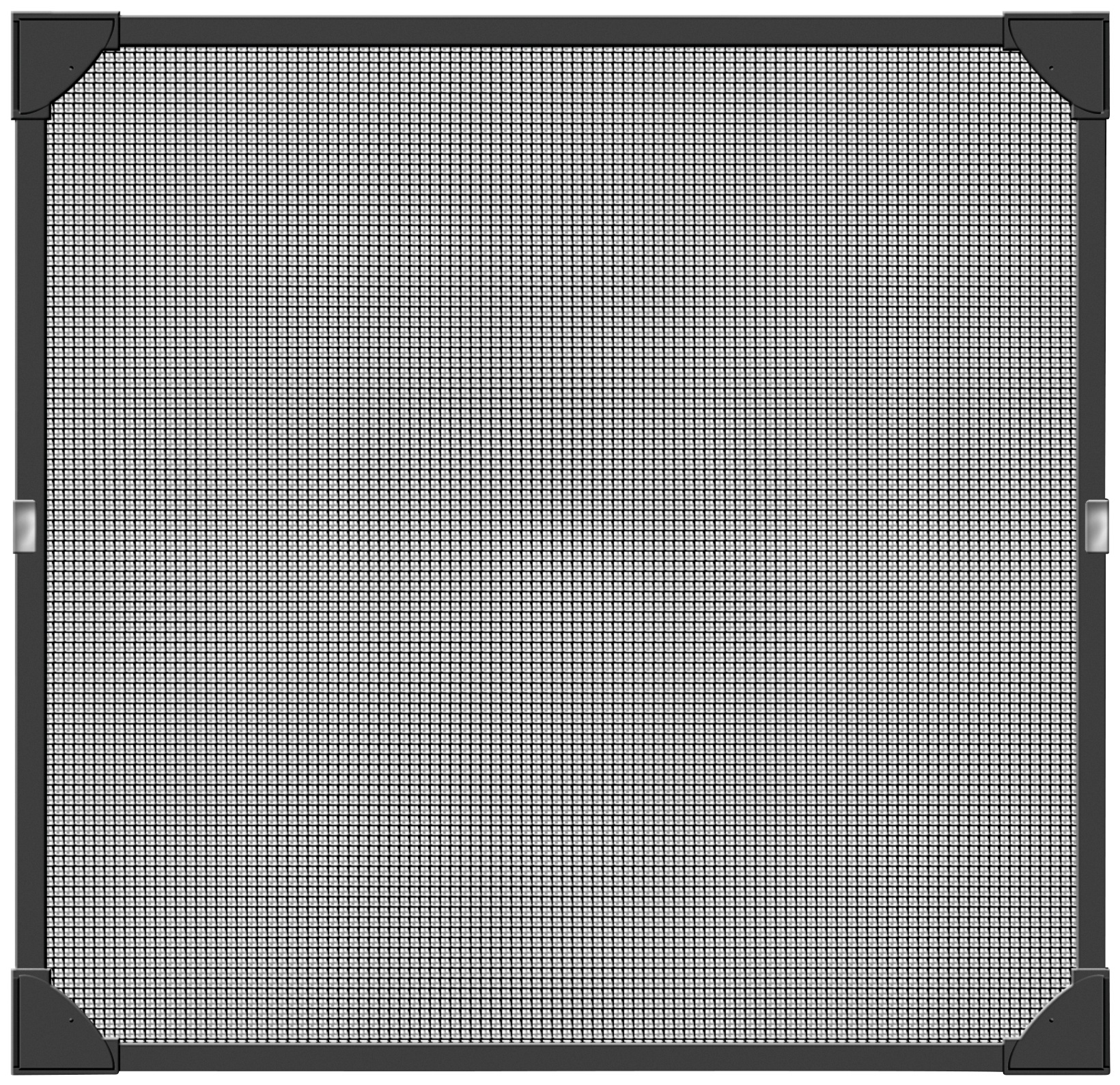 Insektenschutz-Fensterrahmen SCHELLENBERG "ohne bohren, Magnetrahmen mit Fiberglasgewebe", grau (rahmen: grau gewebe: grau), B:100cm H:120cm, Insektenschutzgitter, für Fenster, 100 x 120 cm und 120 x 120 cm, anthrazit