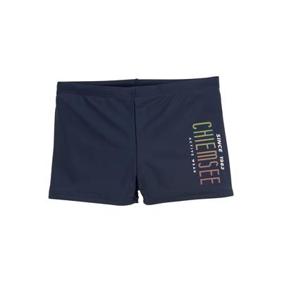 Boxer-Badehose CHIEMSEE, Kinder, Gr. 110/116, N-Gr, blau (marine), Polyamid, Badehosen, mit Logodruck Image