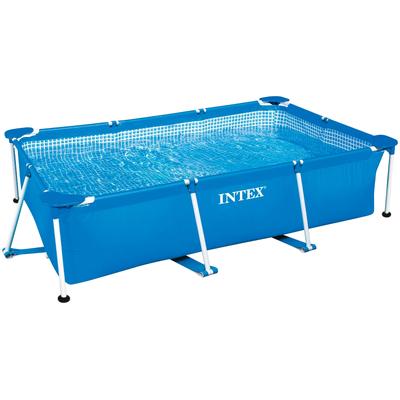 Framepool INTEX "Metal Frame Rectangular", blau, B:200cm H:75cm L:300cm, Schwimmbecken, BxLxH: 200x300x75 cm