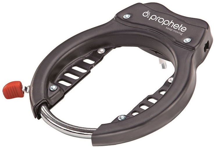 Rahmenschloss PROPHETE, schwarz, SicherheitsschlösserB:15cm L:18cm Ø:9mm, Stahl, B:15cm L:18cm Ø:9mm