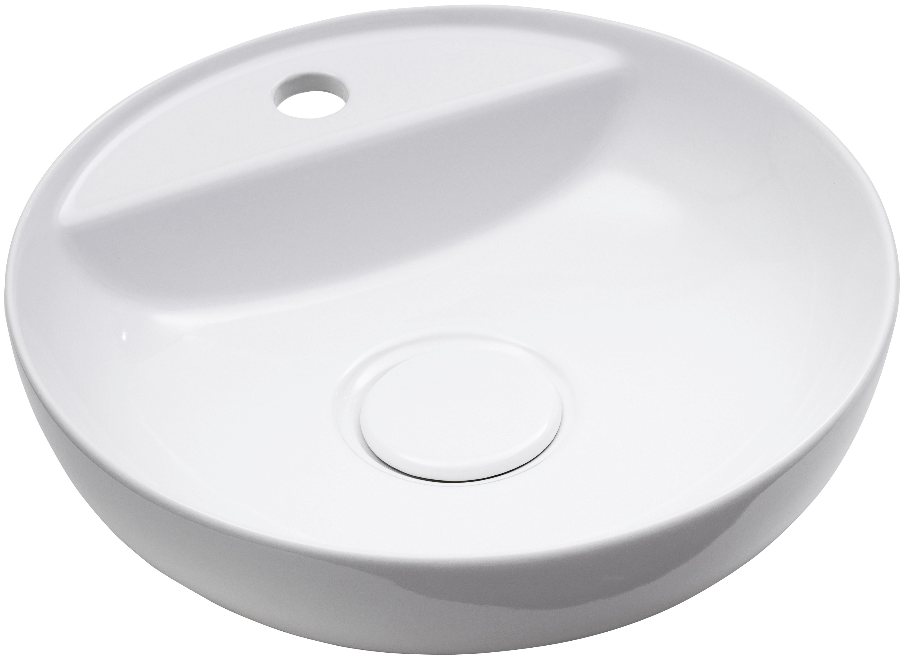 Aufsatzwaschbecken FACKELMANN Waschtische weiß Waschbecken ohne Überlauf