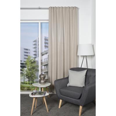 Gardine HOME WOHNIDEEN "OXFORD", beige (natur), B:135cm H:225cm, Voile, Obermaterial: 100% Polyester, Gardinen, blickdicht Image