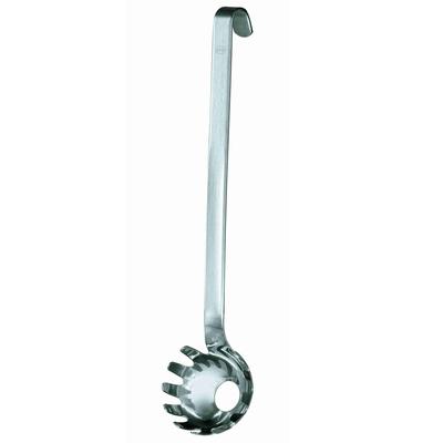 Nudellöffel RÖSLE, silber (edelstahlfarben), Ø:7cm, Edelstahl 18/10, Kochlöffel, Spaghettiheber mit Hakengriff, Edelstahl 18/10, spülmaschinengeeignet