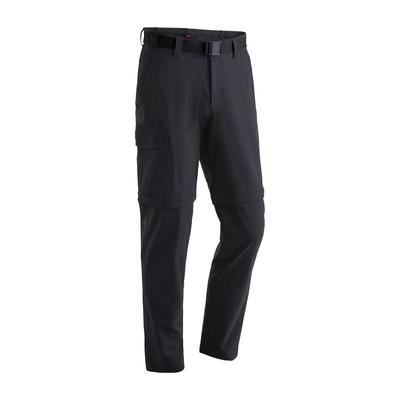 Funktionshose MAIER SPORTS "Torid slim zip", Herren, Gr. 56, Normalgrößen, schwarz, 90% Polyamid, 10% Elasthan, Hosen, Herren Wanderhose, zipp-off Outdoor-Hose, 4 Taschen, Slim Fit