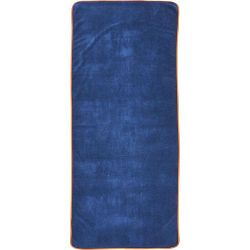 „Saunatuch DONE. „“Kuuma““ Handtücher (Packung) Gr. B/L: 80 cm x 200 cm (1 St.), bunt (navy blue, orange) Saunatücher Uni-Farben, farblich abgesetzter Abschluss-Saum, Frottier-Innenseite“