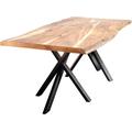 Esstisch SIT "Tables" Tische Gr. B: 200 cm, Tischplatte 5,6 cm, beige (natur) SIT