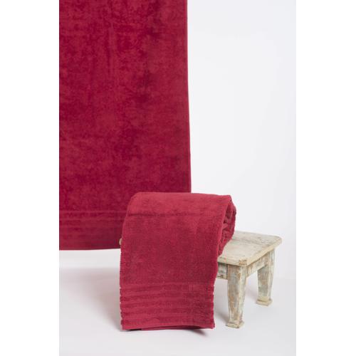 „Saunatuch WEWO FASHION „“AIDA““ Handtücher (Packung) Gr. B/L: 80 cm x 200 cm (1 St.), rot (bordeaux) Saunatücher 80×200 cm, Uni Farben, reine Baumwolle“
