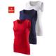 Muscleshirt H.I.S Gr. 7, bunt (rot, weiß, marine) Herren Shirts Sport