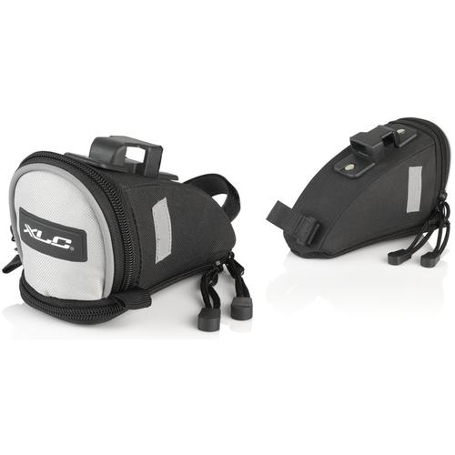 „Satteltasche XLC „“Satteltasche Traveller““ Taschen Gr. B/H/T: 21 cm x 11,5 cm x 8 cm, grau (anthrazit, schwarz) Satteltaschen“