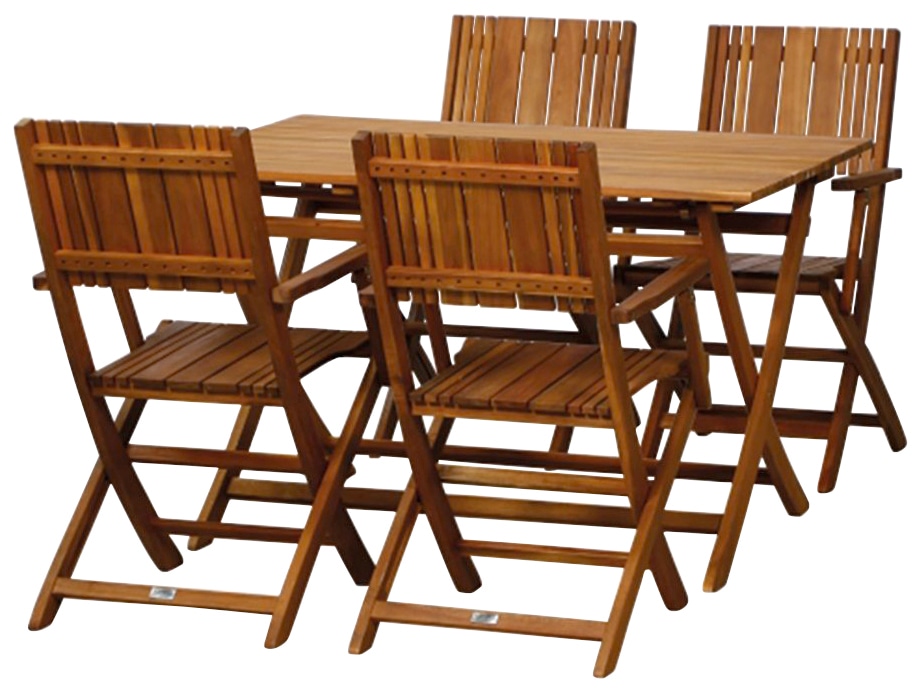 Garten-Essgruppe SIENA GARDEN "Falun SET", beige (natur,), Sitzmöbel-Sets