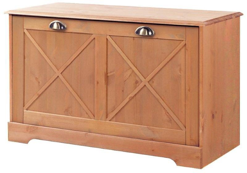 Schuhbank HOME AFFAIRE, beige (gelaugt, geölt), Sitzbänke, Schuhbank