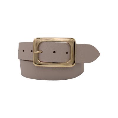 Ledergürtel ANNAMATONI, Damen, Gr. 105, beige (creme), Leder, unifarben, genarbt, elegant,feminin, Gürtel, aus weichem Nappaleder Image