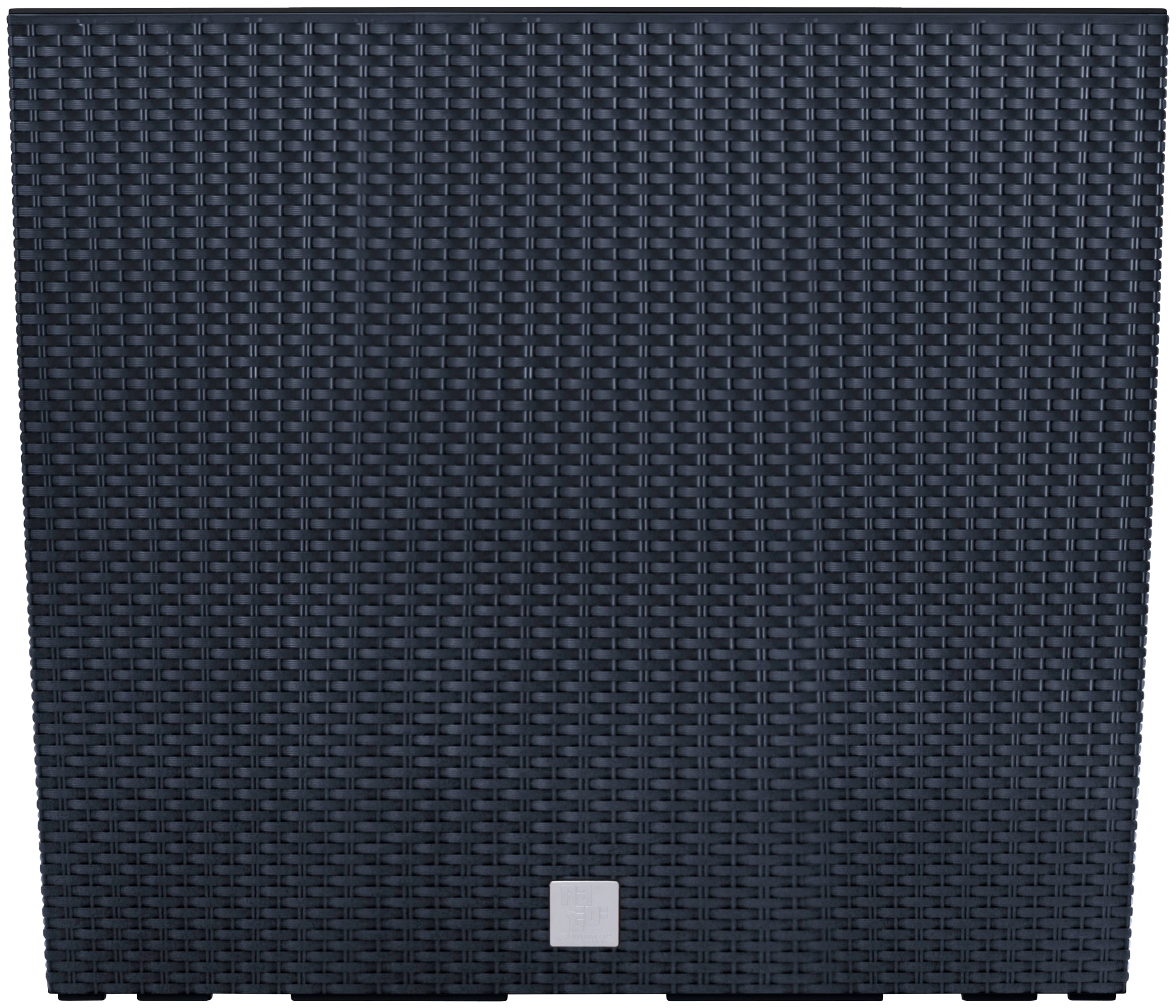 Blumenkasten PROSPERPLAST "Rato Case", grau (anthrazit), B:58cm H:49,8cm T:18cm, Kunststoff, Pflanzgefäße, BxTxH: 58x18x49,8 cm, mit Einsatz Image