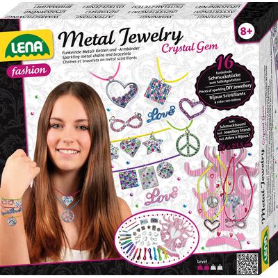 Kreativset LENA "Metal Jewelry Crystal Gem", bunt, Kreativsets, Kinder, Made in Europe Image