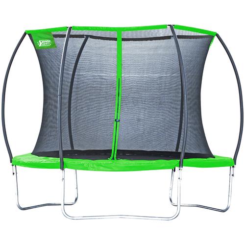 „Gartentrampolin BEST SPORTING „“57121 Superstar 2.0″“ Trampoline Gr. B: 305 cm, grün (schwarz, grün) Kinder Trampoline mit Netz“