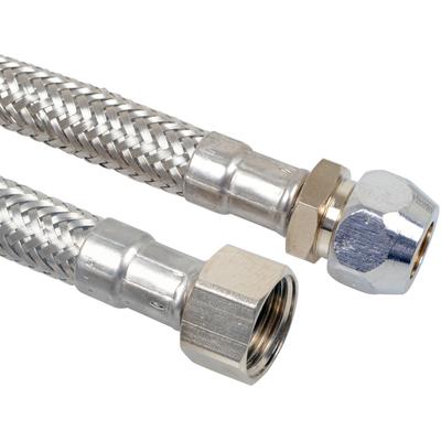Flexschlauch KIRCHHOFF, silber (silberfarben), L:1m, Edelstahl, Schläuche, Flex-Anschlussschlauch