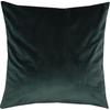 Dekokissen TOM TAILOR HOME "French Velvet", grün (dunkelgrün, unifarben), B:40cm L:40cm, Polyester, Dekokissen_Sitzkissen_Kissenhüllen, aus weichem Micro-Velvet, Kissenhülle ohne Füllung, 1 Stück