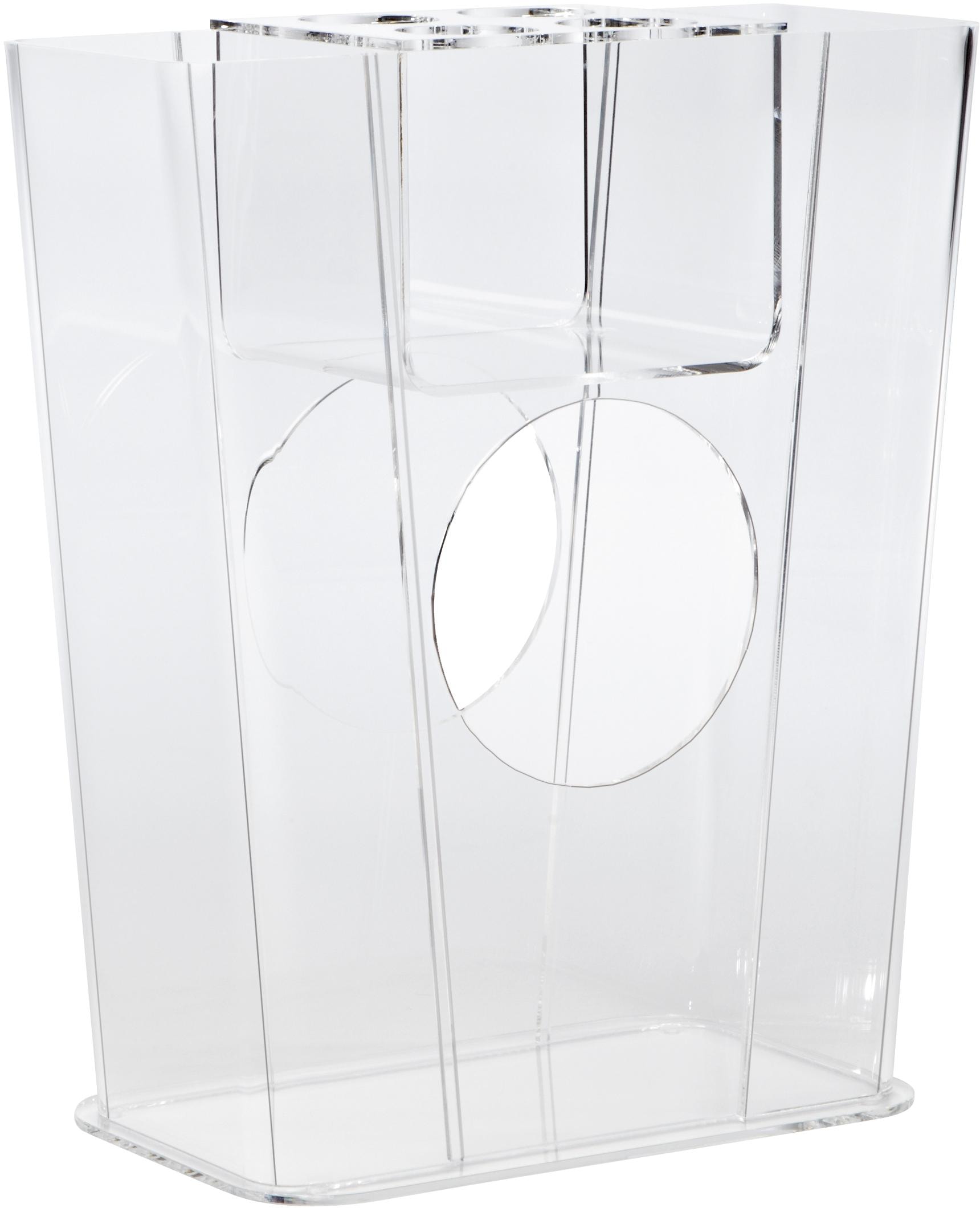 Schirmständer PLACES OF STYLE "Remus", transparent, B:41cm H:50cm T:19cm, Acrylglas, Regenschirmständer, Schirmständer