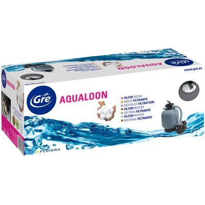Filterball GRE "Aqualoon", weiß (baumarkt), L:39cm, Polyethylen (PE), Filtermaterialien