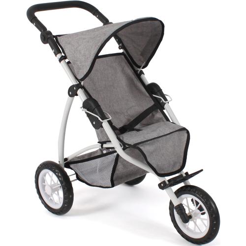 "Puppenbuggy CHIC2000 ""Leon, Melange Grau"" Puppenwagen grau (melange grau) Kinder Puppenwagen -trage"