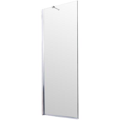 Duschwand SANOTECHNIK "Sanoflex Young", grau (chromfarben), B:115cm H:195cm, Duschwände, Glas