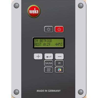 Saunasteuergerät WEKA "BioS", grau, B:24cm H:20cm, Sauna-Steuergeräte