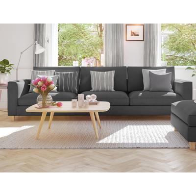Dekokissen WIRTH "DALLAS" Gr. 1, braun (braun, gemustert, unifarben), B:40cm L:40cm, Polyester, Kunstfaser, Dekokissen_Sitzkissen_Kissenhüllen, Kissenhülle ohne Füllung, 2 Stück Image