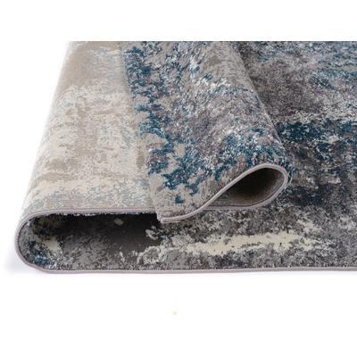 Teppich OCI DIE TEPPICHMARKE "JUWEL LIRAY", grau (grau, petrol), H:20mm Ø:160cm, Polypropylen (PP), Teppiche, Wohnzimmer Image