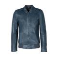 Lederjacke FREAKY NATION "Yorik" Gr. M(46), blau Herren Jacken Lederjacken