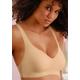 Bügelloser BH SLOGGI "ZERO Feel Bralette EX" Gr. L, N-Gr, braun (nougat) Damen BHs ohne Bügel