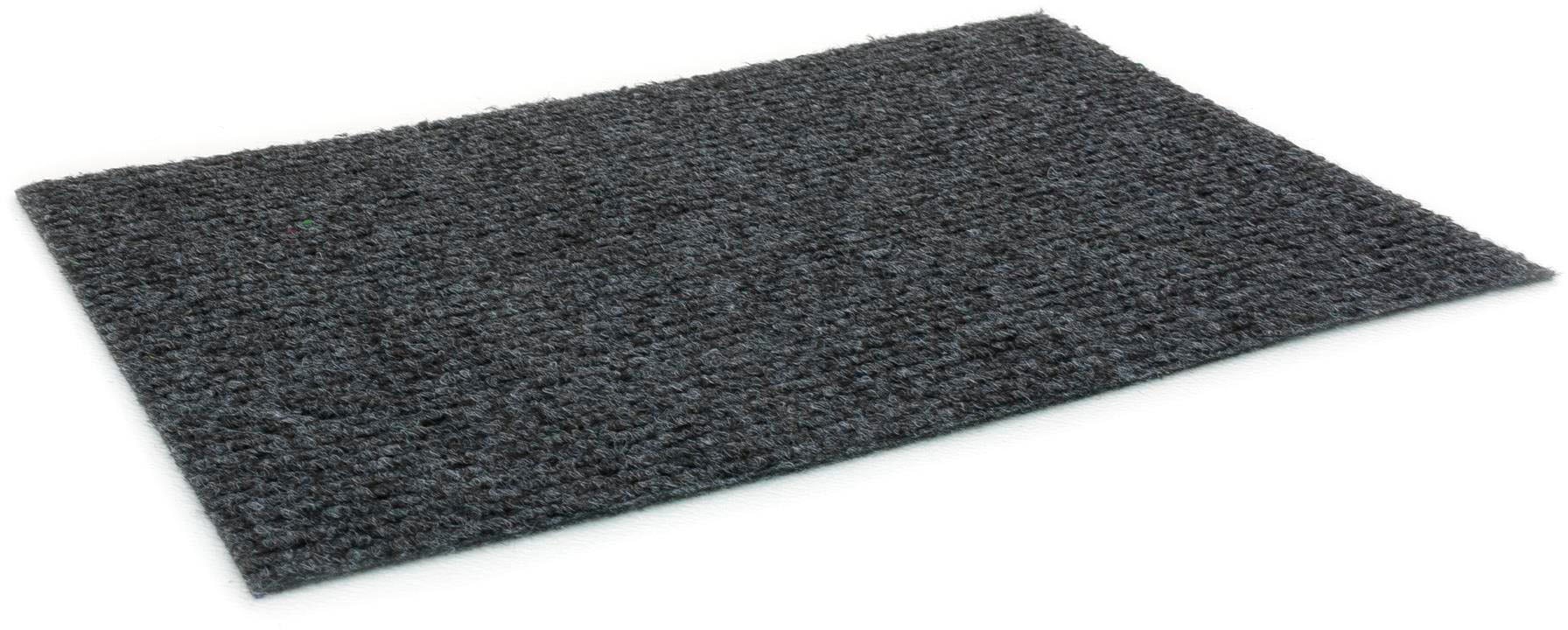 Nadelvliesteppich "MALTA", grau (anthrazit), B:200cm H:2,5mm L:1.600cm, Polypropylen, PRIMAFLOR-IDEEN IN TEXTIL, Teppiche, Uni-Farben, strapazierfähig & pflegeleicht, Kurzflor, Nadelvlies Image