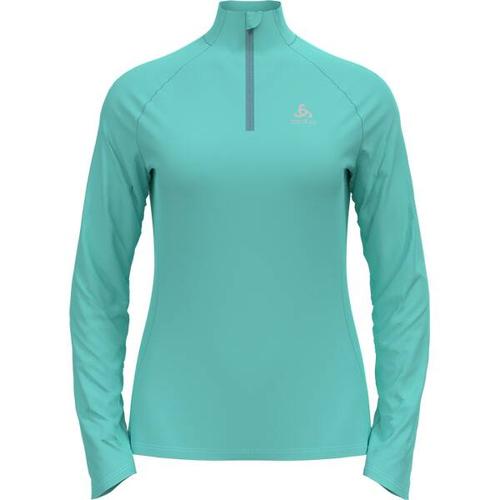 ODLO Damen Midlayer 1/2 zip ESSENTIAL CER, Größe XS in Blau