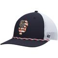 Men's '47 Navy/White San Francisco Giants Flag Fill Trucker Snapback Hat