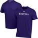 Men's Under Armour Purple Northwestern Wildcats 2022 Sideline Football Performance Cotton T-Shirt
