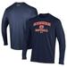 Men's Under Armour Navy Auburn Tigers Softball Performance Long Sleeve T-Shirt