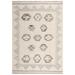 White 90 x 60 x 0.5 in Area Rug - Rizzy Home Hand Woven Dhurrie Area Rug Cotton/Wool | 90 H x 60 W x 0.5 D in | Wayfair NVANVA95079370576