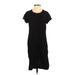 Gap Casual Dress - Shift: Black Solid Dresses - Women's Size Small Petite