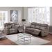 Red Barrel Studio® 2 Piece Faux Leather Reclining Living Room Set Faux Leather in Brown | 41 H x 84 W x 38 D in | Wayfair Living Room Sets