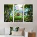 Loon Peak® The House In Bamboo Forest - 3 Piece Painting on Canvas in White | 20 H x 36 W in | Wayfair E898F5064A5D4D59A3C446EA4A3F4C34