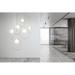 Pablo Designs Bola Sphere Pendant Chandelier Glass in Gray | 69 H x 69 W x 69 D in | Wayfair BOLA HALO CHAN-6 LIGHT- 12/18/22 X 2- CRM