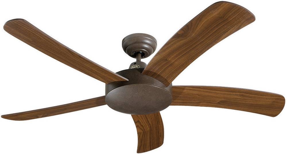 CasaFan Falcetto BA Deckenventilator (Ø) 132 cm Flügelfarbe: Nussbaum Gehäusefarbe (Details): Braun Image