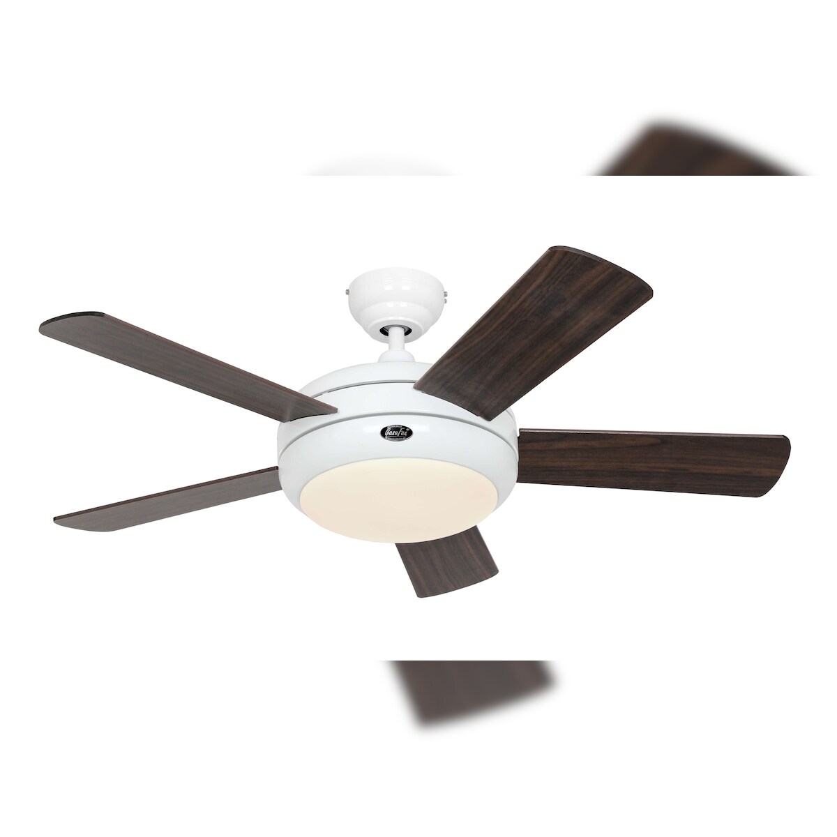 Casafan Deckenventilator Titanium Weiß 105 Nussbaum / Kirsche 105 Image
