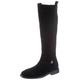 Stiefel TOMMY HILFIGER "TH ESSENTIALS LONGBOOT" Gr. 37, Normalschaft, blau (dunkelblau) Damen Schuhe Lederstiefel