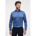 Langarmhemd ETERNA "MODERN FIT" Gr. 44, Normalgrößen, blau (rauchblau) Herren Hemden Langarm