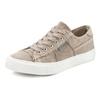 Sneaker ELBSAND "Schnürschuh", Damen, Gr. 36, beige (sand), Obermaterial: 100% Textilmaterial. Futter: 100% Textilmaterial. Decksohle: 100% Textilmaterial. Laufsohle: 100% Synthetik, used, unifarben, casual, Schuhe, Schnürhalbschuh, Freizeitschuh...