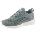 Sneaker SKECHERS "Bobs Squad - Tough Talk", Damen, Gr. 36, grün, Textil, Synthetik, sportlich, Schuhe, Freizeitschuh, Halbschuh, Schnürschuh mit Skech-Knit, Topseller