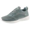 Sneaker SKECHERS "Bobs Squad - Tough Talk", Damen, Gr. 37, grün, Textil, Synthetik, sportlich, Schuhe, Freizeitschuh, Halbschuh, Schnürschuh mit Skech-Knit