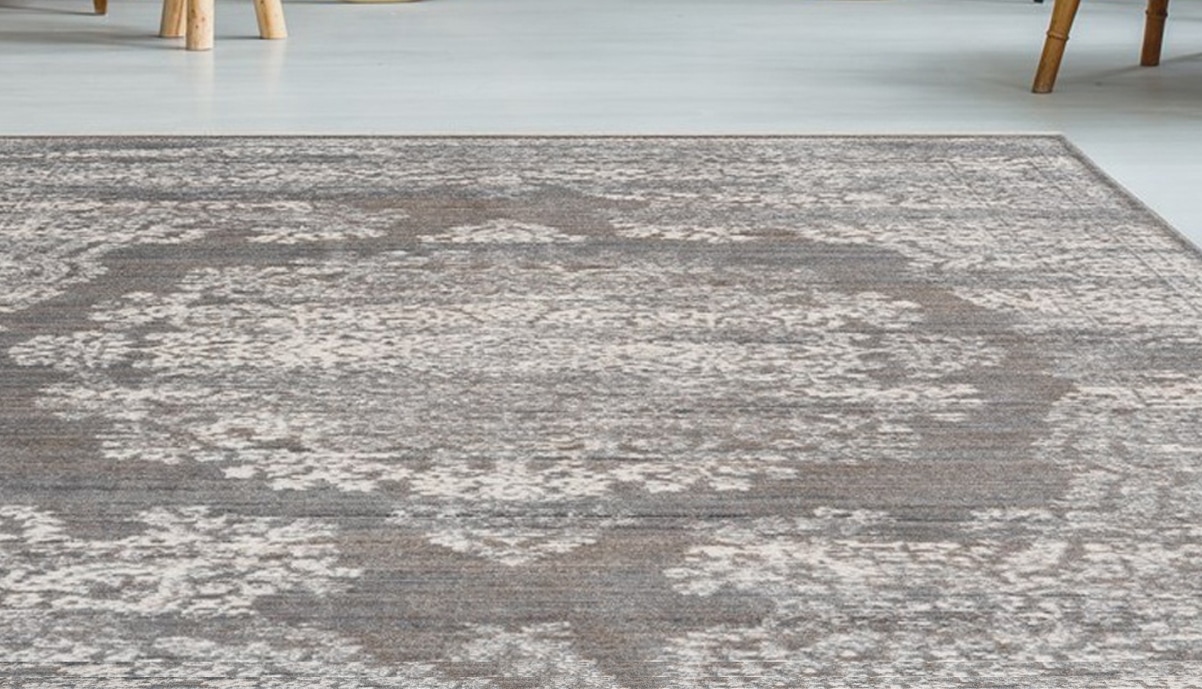 Teppich ARTE ESPINA "Baroque 800" Gr. 2, grau (anthrazit), B:80cm H:5mm L:150cm, Kunstfaser, Teppiche, Wohnzimmer Image